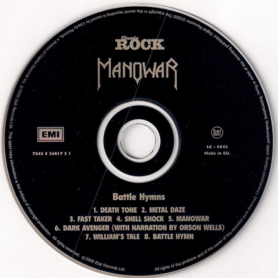 Manowar (Мановар): Battle Hymns