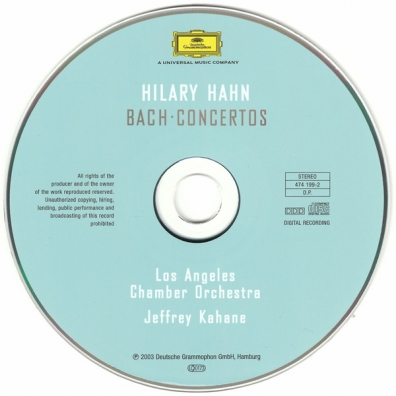 Hilary Hahn (Хилари Хан): Bach:Violin Concertos