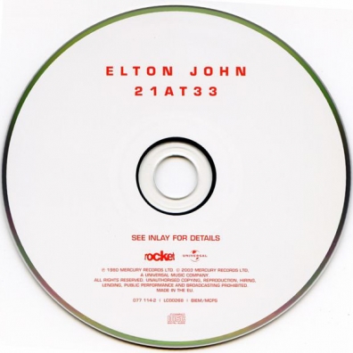 Elton John (Элтон Джон): 21 AT 33