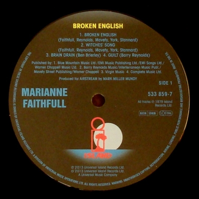 Broken English Marianne Faithfull (Марианна Фейтфулл): Broken English