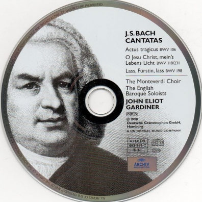 John Eliot Gardiner (Джон Элиот Гардинер): Bach: Funeral Cantatas