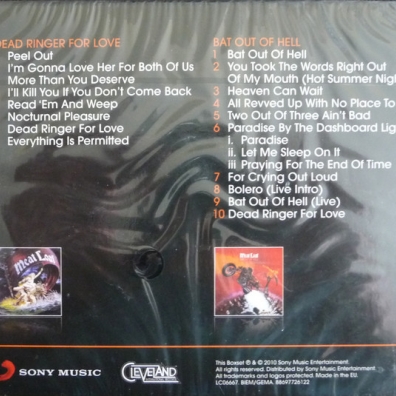 Dead Ringer / Bat Out Of Hell Meat Loaf (Мит Лоуф): Dead Ringer / Bat Out Of Hell