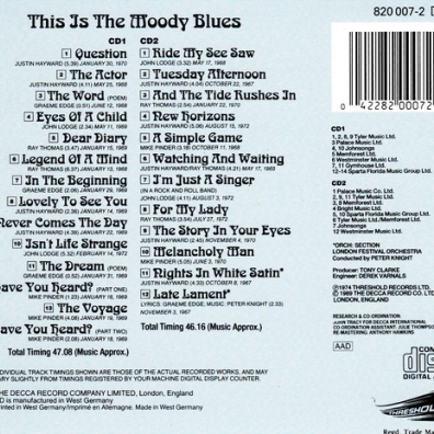 The Moody Blues (Зе Муди Блюз): This Is The Moody Blues