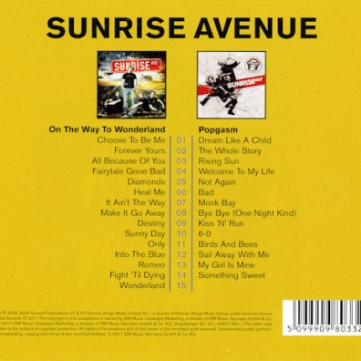 On The Way To Wonderland/ Popgasm Sunrise Avenue (Санрайз Авеню): On The Way To Wonderland/ Popgasm