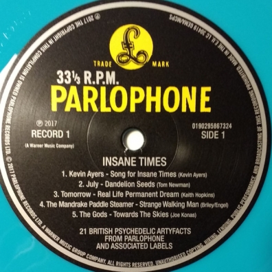 Insane Times - 21 British Psychedelic Artyfacts From Parlophone And Associated Labels