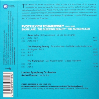 Ballets (Swan Lake, Sleeping Beauty, The Nutcracker) Andre Previn (Андре Превин): Ballets (Swan Lake, Sleeping Beauty, The Nutcracker)