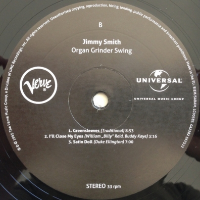 Jimmy Smith (Джимми Смит): Organ Grinder Swing