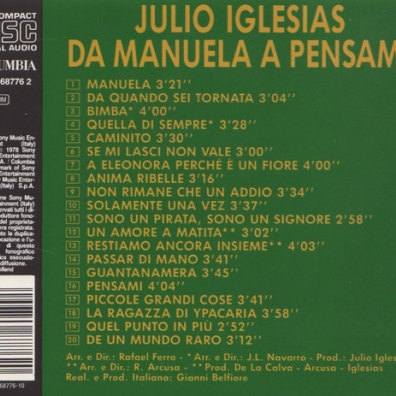 Julio Iglesias (Хулио Иглесиас): Da Manuela A Pensami
