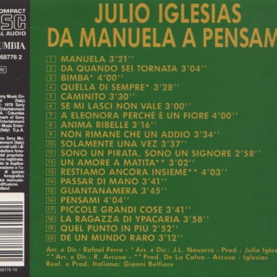 Da Manuela A Pensami Julio Iglesias (Хулио Иглесиас): Da Manuela A Pensami