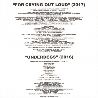 For Crying Out Loud Kasabian: For Crying Out Loud
