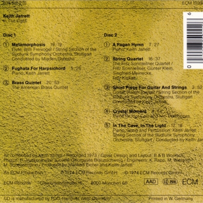 In The Light Keith Jarrett (Кит Джарретт): In The Light