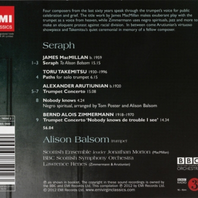Alison Balsom (Элисон Болсом): Seraph: Modern Trumpet Concertos