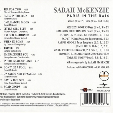 Paris In The Rain Sarah McKenzie (Сара Маккензи): Paris In The Rain