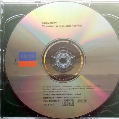 Charles Dutoit (Шарль Дютуа): Stravinsky: Chamber Works & Rarities