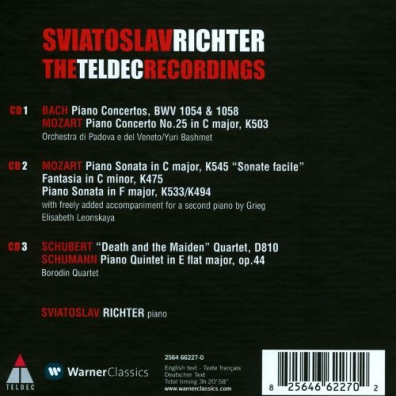 Richter Plays Schubert , Schumann, Bach, Mozart, Grieg Святослав Рихтер: Richter Plays Schubert , Schumann, Bach, Mozart, Grieg