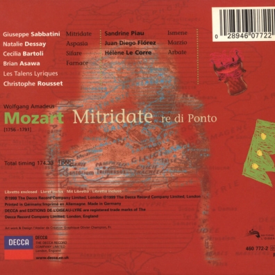 Christophe Rousset (Кристоф Руссе): Mozart: Mitridate, Re di Ponte