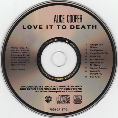 Alice Cooper (Элис Купер): Love It To Death