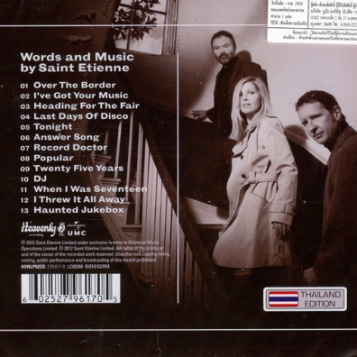 Words And Music By Saint Etienne Saint Etienne: Words And Music By Saint Etienne