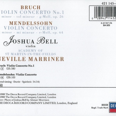 Joshua Bell (Джошуа Белл): Bruch, Mendelssohn: Violin Concertos