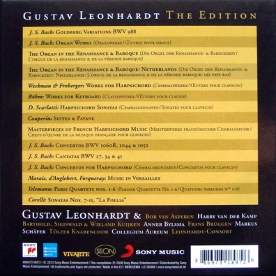 Gustav Leonhardt - The Edition Gustav Leonhardt (Густав Леонхардт): Gustav Leonhardt - The Edition