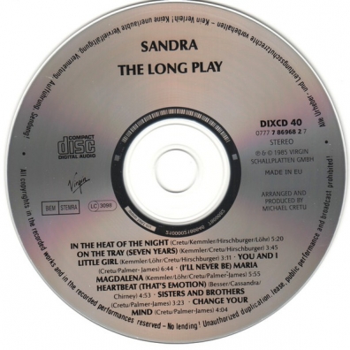 Sandra (Сандра): The Long Play