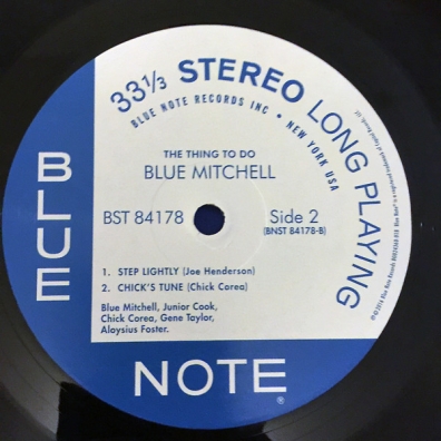 The Thing To Do Blue Mitchell (Блю Митчелл): The Thing To Do