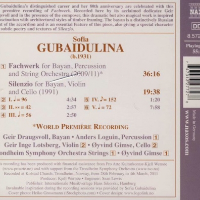 Fachwerk Sofia Gubaidulina (София Асгатовна Губайдулина): Fachwerk