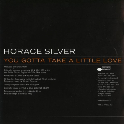 Horace Silver (Хорас Сильвер): You Gotta Take A Little Love