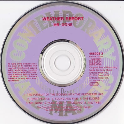 Mr. Gone Weather Report (Веазер Репорт): Mr. Gone