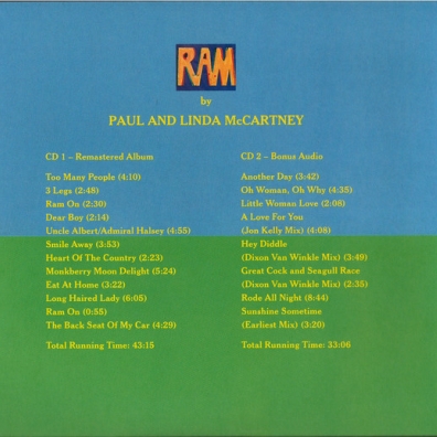 Ram Paul McCartney (Пол Маккартни): Ram