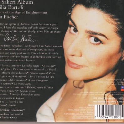 Cecilia Bartoli (Чечилия Бартоли): The Salieri Album