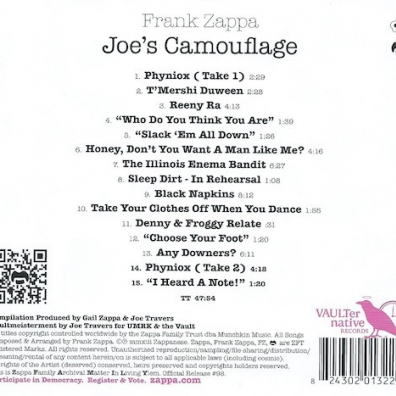 Frank Zappa (Фрэнк Заппа): Joe's Camouflage