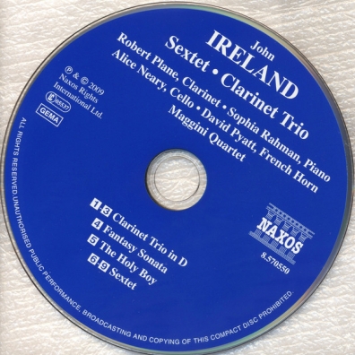 John Ireland (Джон Айрленд): Sextet / Clarinet Trio