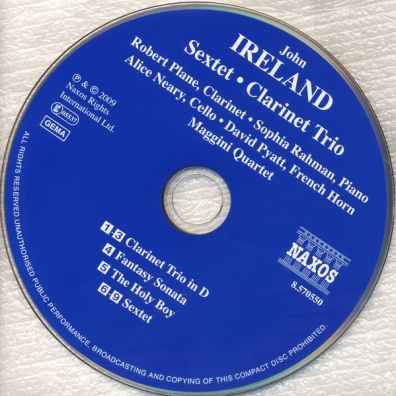 Sextet / Clarinet Trio John Ireland (Джон Айрленд): Sextet / Clarinet Trio