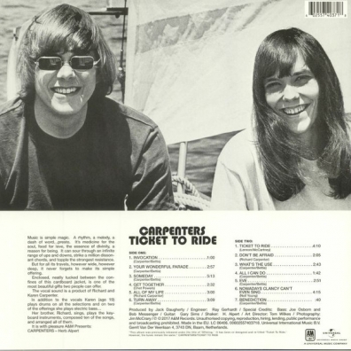 The Carpenters: Ticket To Ride