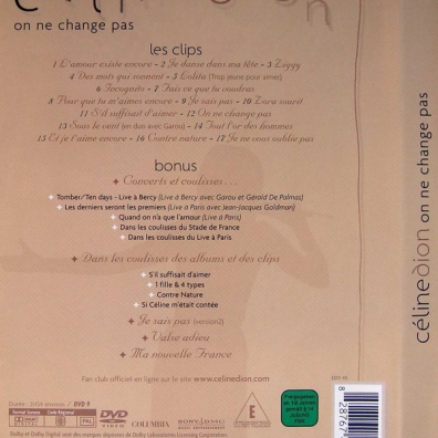 On Ne Change Pas Celine Dion (Селин Дион): On Ne Change Pas