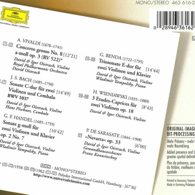 David Oistrach (Давид Ойстрах): Bach, Handel, Vivaldi, Benda
