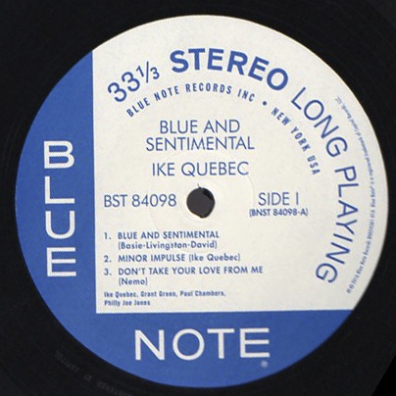 Blue & Sentimental Ike Quebec (Айк Квебек): Blue & Sentimental