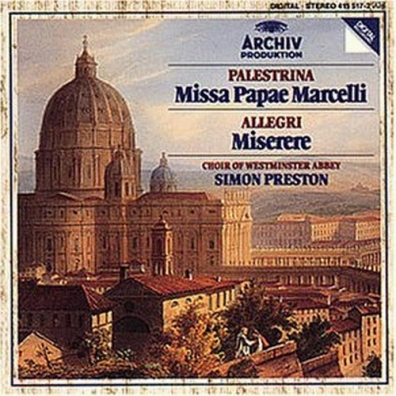 Simon Preston (Саймон Престор): Palestrina: Missa Papae Marcelli/ Allegri: Misere