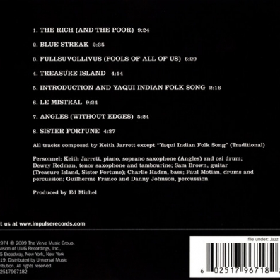 Treasure Island Keith Jarrett (Кит Джарретт): Treasure Island