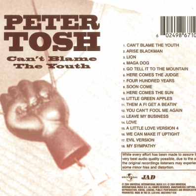 Peter Tosh (Питер Тош): Can't Blame The Youth
