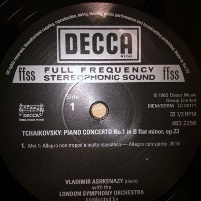 Tchaikovsky: Piano Concerto No.1 Vladimir Ashkenazy (Владимир Ашкенази): Tchaikovsky: Piano Concerto No.1