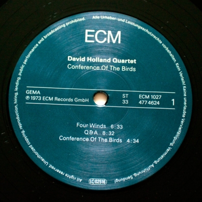 Conference Of The Birds Dave Holland (Дэйв Холланд): Conference Of The Birds