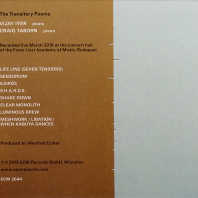 The Transitory Poems Vijay Iyer: The Transitory Poems