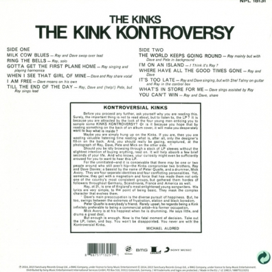 The Kinks (Зе Кингс): The Kink Kontroversy