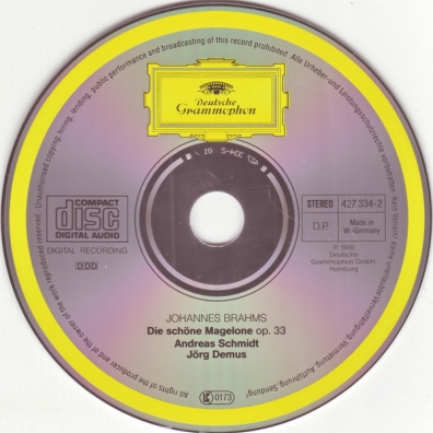 Brahms: Die Schone Magelone Andreas Schmidt (Андреас Шмидт): Brahms: Die Schone Magelone