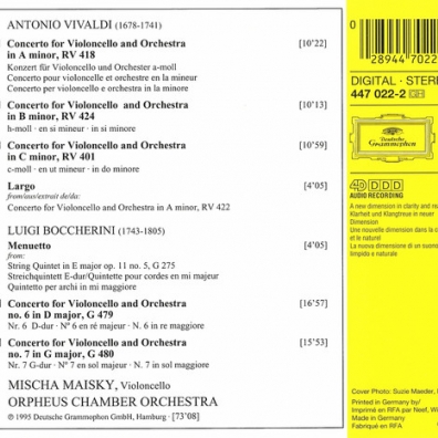 Vivaldi/Boccerini-Cello Conc. Миша Майский: Vivaldi/Boccerini-Cello Conc.
