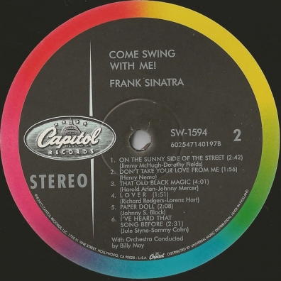 Frank Sinatra (Фрэнк Синатра): Come Swing With Me!