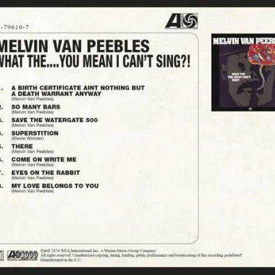What The....You Mean I Can'T Sing?! Melvin Van Peebles (Мелвин Ван Пиблз): What The....You Mean I Can'T Sing?!