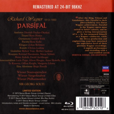 Wagner: Parsifal Wiener Philharmoniker (Венский филармонический оркестр): Wagner: Parsifal